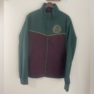 Scotch & Soda Men's Green and Burgundy Jacket